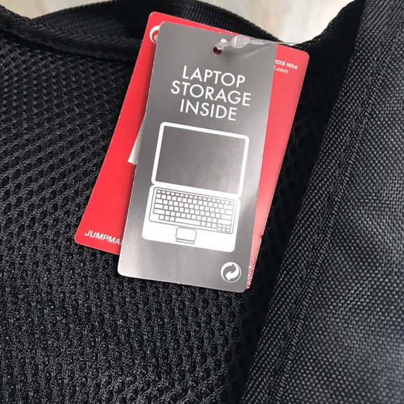 Nike Air Jordan Jumpmen Time Backpack Black Pink - Picture 5 of 5